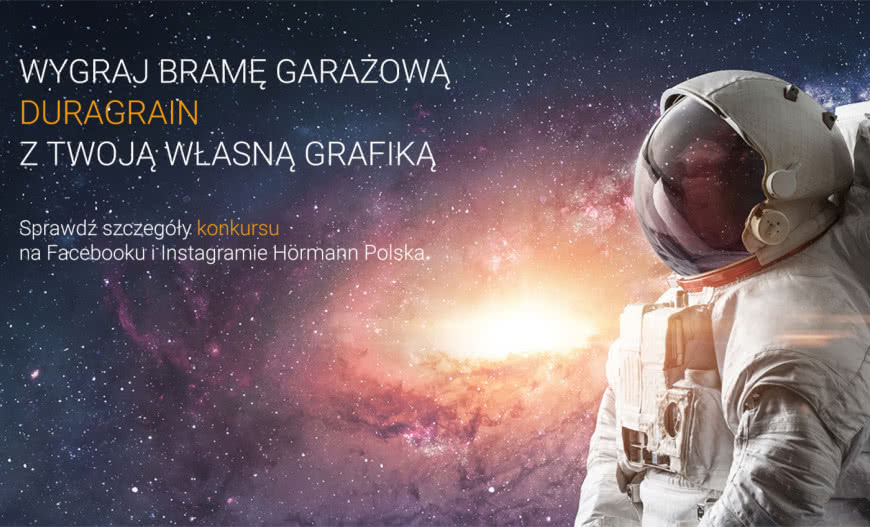 Konkurs Hörmann – wygraj bramę garażową z własną grafiką